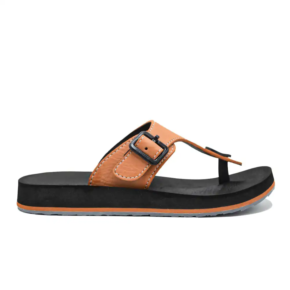 AA54M-ORANGE-BLACK_A SLIPPERS – Image 1